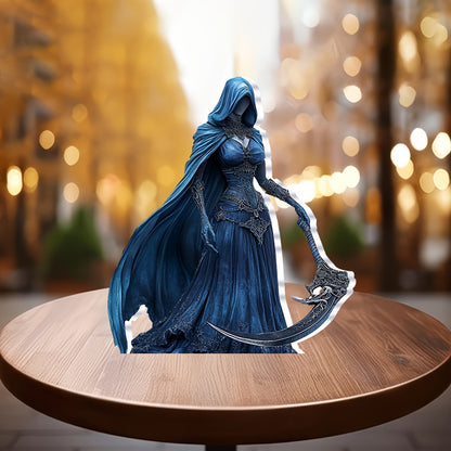 Boho Grim Reaper Acrylic Decor - 15cm Collectible