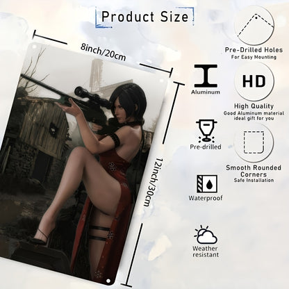 Resident Evil Ashley Metal Wall Décor