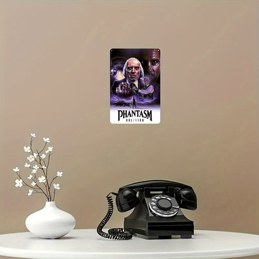 Retro Phantom Horror Movie Metal Wall Sign