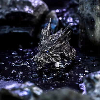 Retro Dragon Design Men's Adjustable Ring