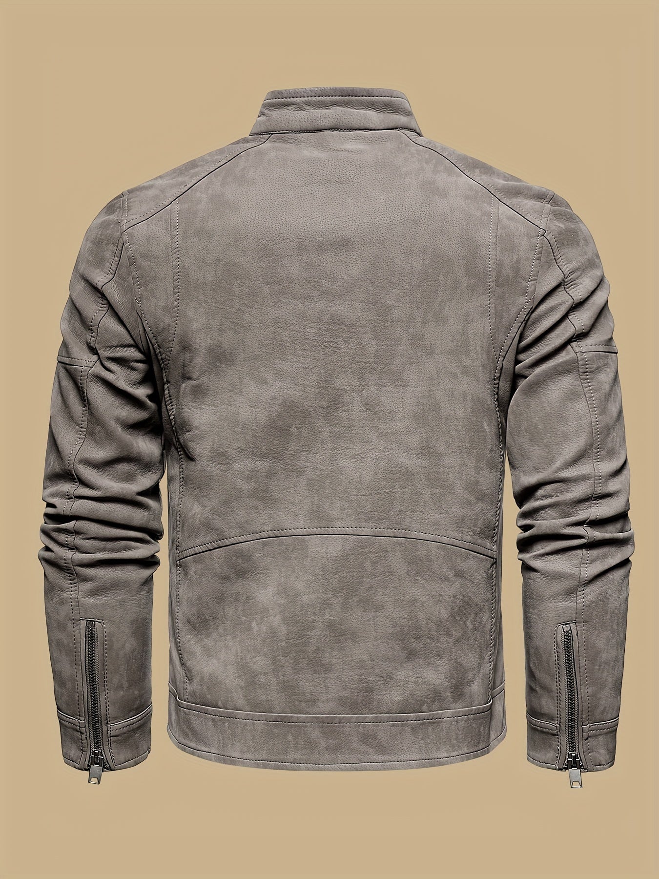 Revved Up Vintage Faux Leather Biker Jacket