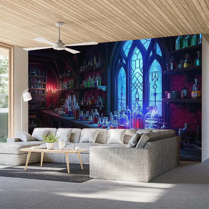 Enchanted Witch's Alchemy Wall Tapestry