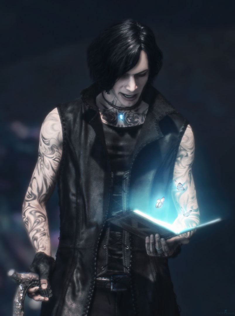 Game DMC 5 V Vitale  Costume Wig